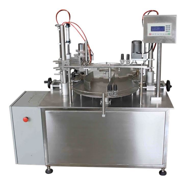 Rotary Table Bottle Filling And Capping Machine